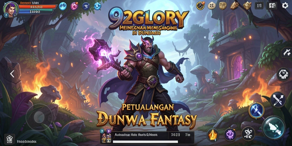Screenshot gameplay 92GLORY menampilkan aksi petualangan seru.