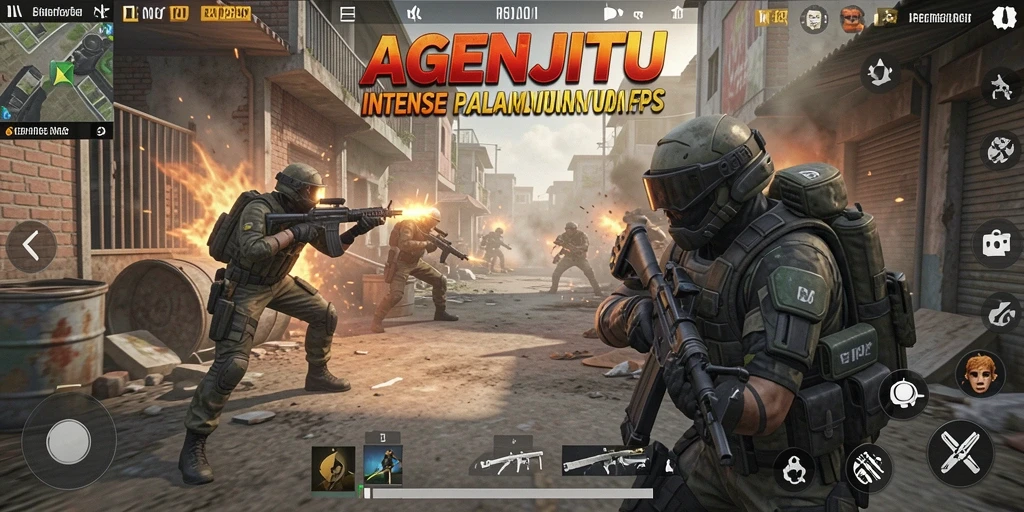 Tampilan menegangkan saat pertempuran berlangsung di AGENJITU.