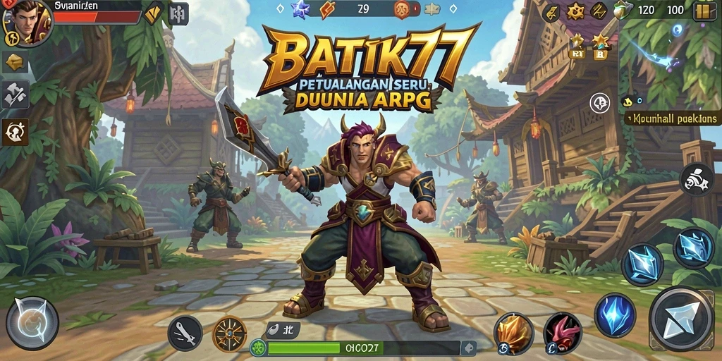 Tampilan gameplay BATIK77 yang menarik dan penuh aksi.