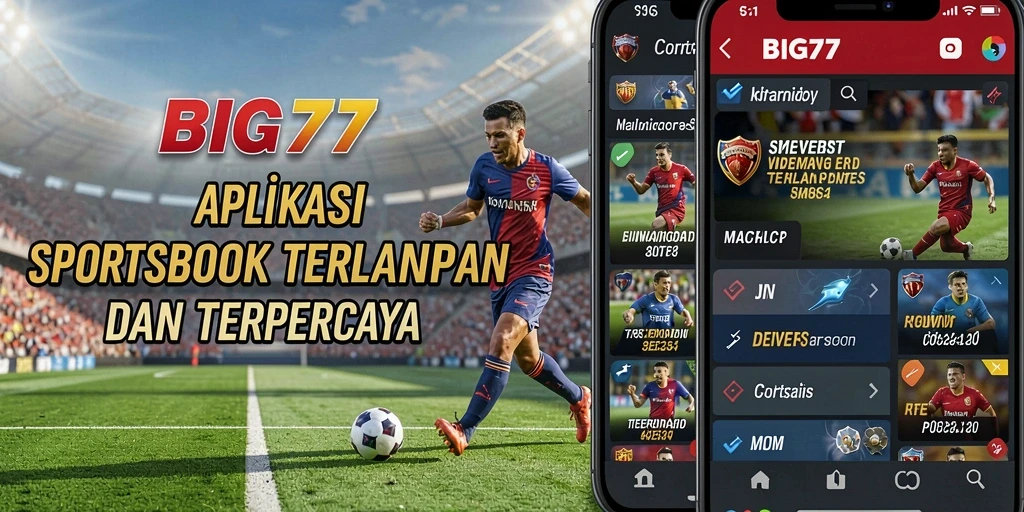 Tampilan menarik dari gameplay Sportsbook aplikasi BIG77.