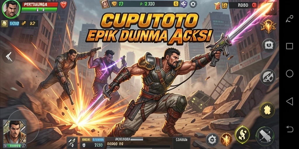Gameplay seru dengan aksi pertarungan yang mendebarkan.