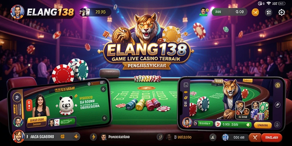 Tampilan gameplay ELANG138 dengan dealer langsung yang profesional.
