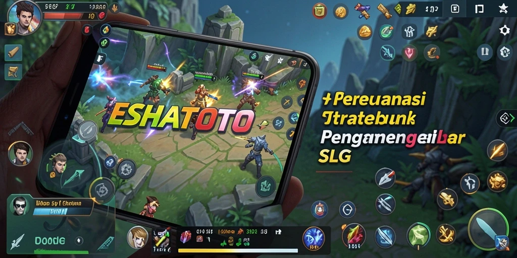 Tampilan gameplay ESHATOTO yang menarik dalam genre SLG.