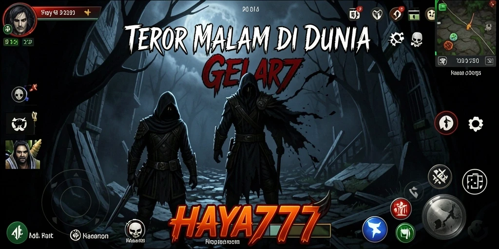 Tampilan gameplay HAYA777 yang menakutkan dan mendebarkan.