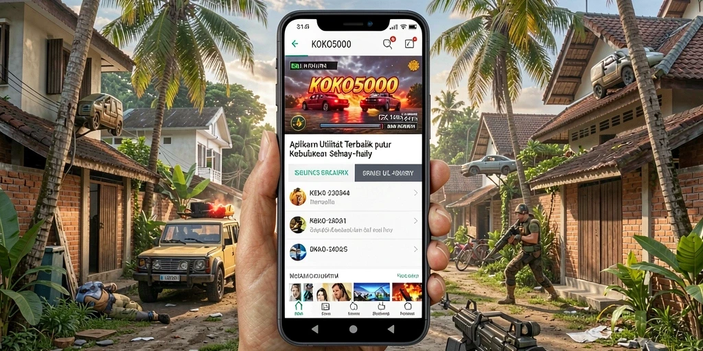 Tampilan antarmuka KOKO5000 yang modern dan fungsional.