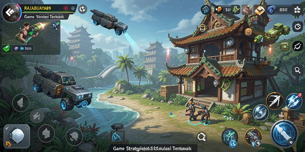 Tampilan menakjubkan dari gameplay RAJABUAYA89 yang penuh strategi.