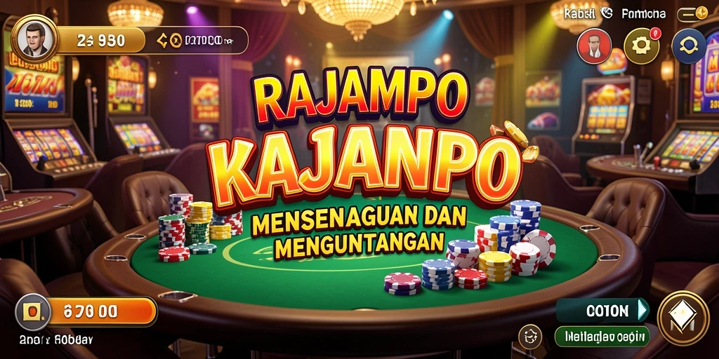 Tampilan gameplay seru dan memikat di RAJAMPO.