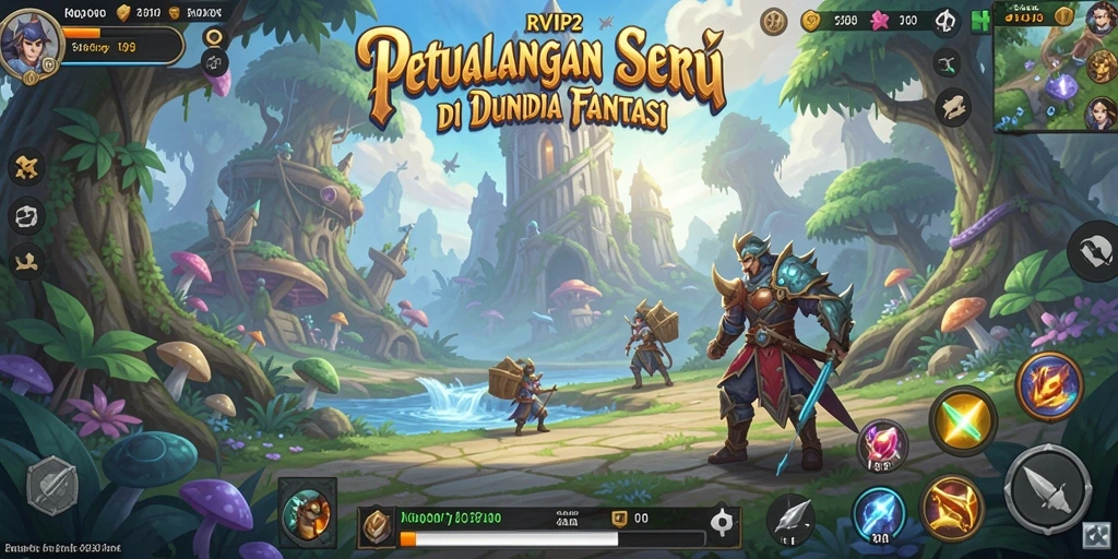 Gameplay RVIP2 dengan petualangan epik dan grafis menakjubkan.